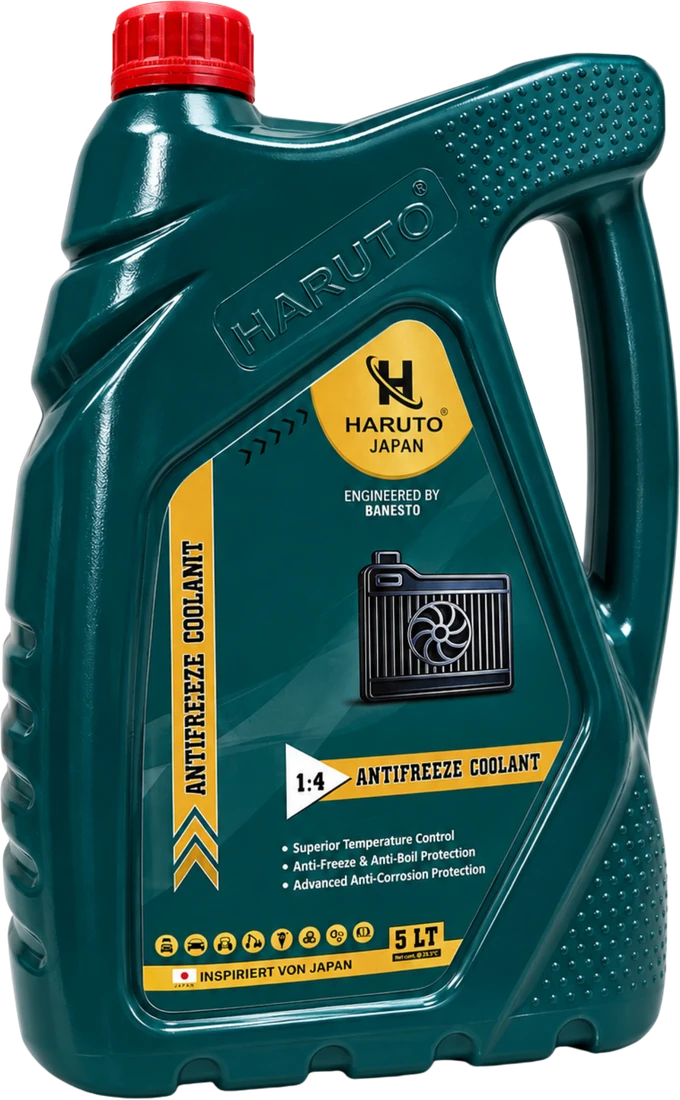 Haruto Antifreeze Coolant lubricant bottle